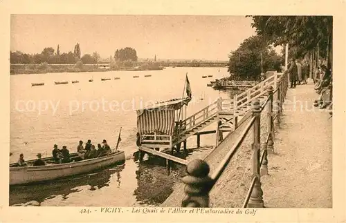 AK / Ansichtskarte Vichy_Allier Les Quais de l Allier  Vichy Allier