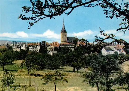 AK / Ansichtskarte Oberursel_Taunus Panorama Kirche Oberursel Taunus