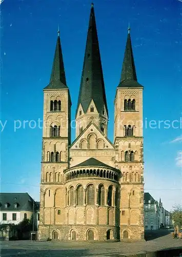 AK / Ansichtskarte Bonn_Rhein Muensterbasilika Bonn_Rhein