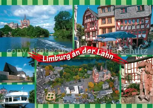 AK / Ansichtskarte Limburg_Lahn Fliegeraufnahme Dom Denkmal Stadtansichten Limburg_Lahn