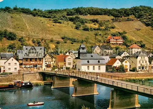 AK / Ansichtskarte Obernhof_Lahn Blick ueber die Bruecke Obernhof_Lahn