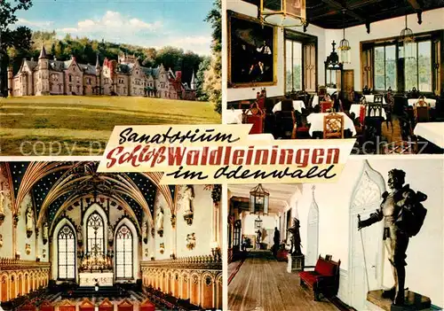 AK / Ansichtskarte Ernsttal_Baden Sanatorium Schloss Waldleiningen Kirche Restaurant Statuen Ernsttal_Baden