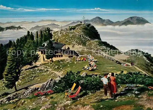 AK / Ansichtskarte Hochfelln_Ruhpolding Rauschberggipfel Geigelstein Hochgern Hochfelln Ruhpolding