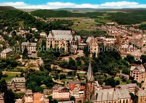 AK / Ansichtskarte Marburg_Lahn Panorama Marburg_Lahn