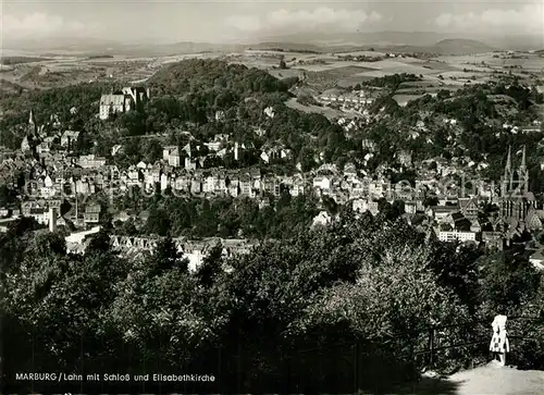 AK / Ansichtskarte Marburg_Lahn Schloss Elisabethkirche Marburg_Lahn