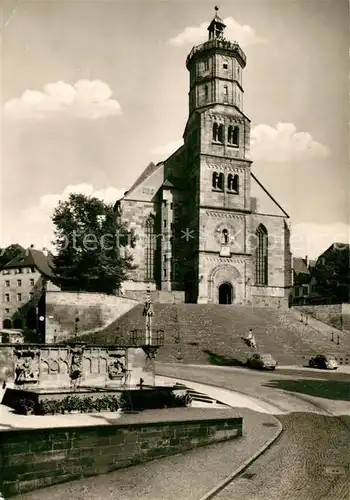 AK / Ansichtskarte Schwaebisch_Hall Michaelskirche Schwaebisch Hall