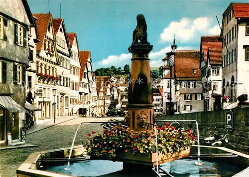 AK / Ansichtskarte Calw Marktplatz Brunnen Calw