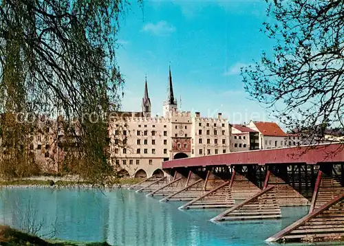 AK / Ansichtskarte Wasserburg_Inn Schloss Bruecke Wasserburg Inn