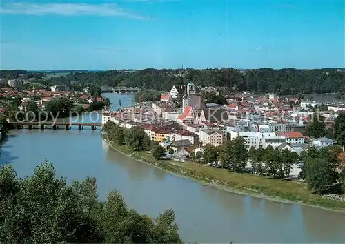 AK / Ansichtskarte Wasserburg_Inn Fliegeraufnahme Wasserburg Inn