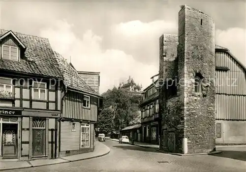 AK / Ansichtskarte Wernigerode_Harz Dullenturm Wernigerode Harz