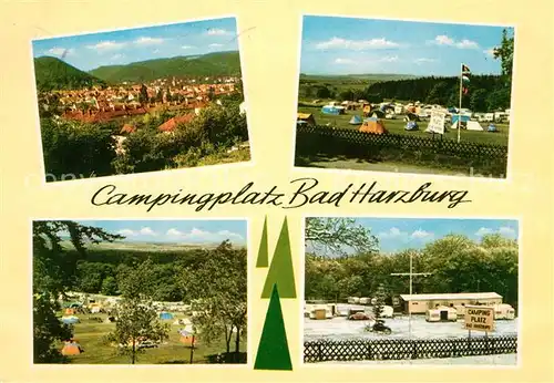 AK / Ansichtskarte Bad_Harzburg Stadtpanorama Campingplatz Bad_Harzburg