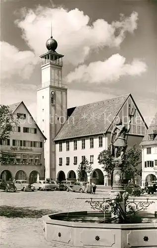 AK / Ansichtskarte Freudenstadt Marktplatz Rathaus Freudenstadt