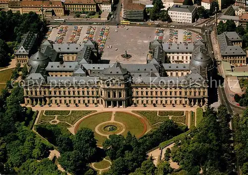 AK / Ansichtskarte Wuerzburg Fliegeraufnahme Residenz Wuerzburg