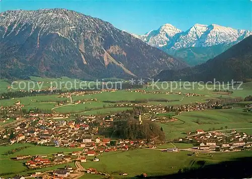 AK / Ansichtskarte Ruhpolding Fliegeraufnahme Rauschberg Sonntagshorn Ruhpolding