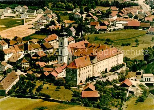 AK / Ansichtskarte Walderbach Fliegeraufnahme mit Kloster Kirche Walderbach