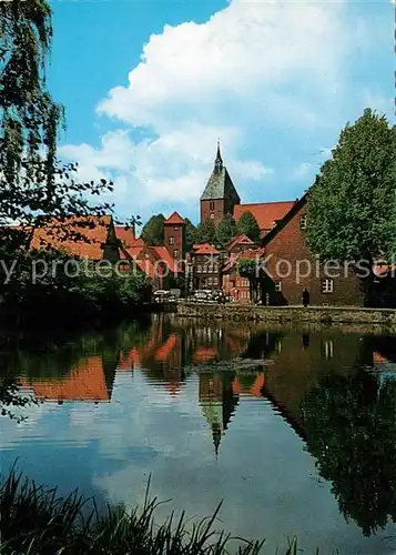 AK / Ansichtskarte Moelln_Lauenburg Muehlenteich Moelln_Lauenburg