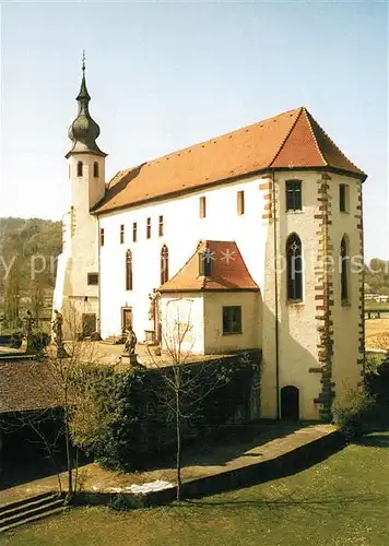 AK / Ansichtskarte Neckarelz Johanniterburg Kath Kirche Neckarelz