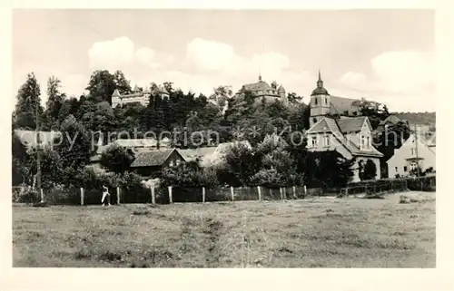 AK / Ansichtskarte Neuhaus Schierschnitz Blick zum Schloss und Burg Neuhaus Schierschnitz