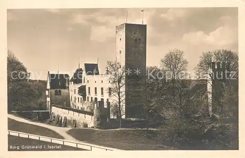 AK / Ansichtskarte Gruenwald_Muenchen Burg Gruenwald Muenchen