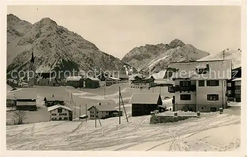 AK / Ansichtskarte Hirschegg_Kleinwalsertal_Vorarlberg Elfer Zwoelfer Widderstein Hirschegg_Kleinwalsertal