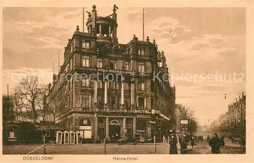 AK / Ansichtskarte Duesseldorf Hansa Hotel Duesseldorf