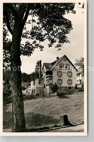 AK / Ansichtskarte Kniebis_Freudenstadt Pension Baeckerei Hauser Kniebis_Freudenstadt