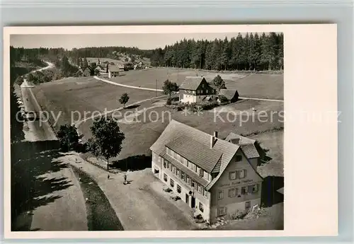 AK / Ansichtskarte Kniebis_Freudenstadt Gasthaus Pension zum Waldhorn Kniebis_Freudenstadt