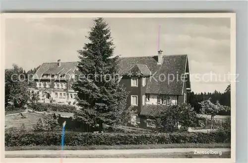 AK / Ansichtskarte Zwieselberg_Freudenstadt Gasthof Pension Auerhahn Zwieselberg_Freudenstadt