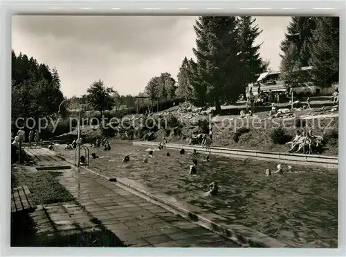 AK / Ansichtskarte Kniebis_Freudenstadt Schwimmbad Kniebis_Freudenstadt