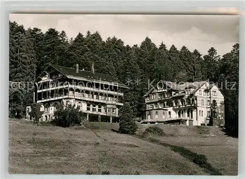 AK / Ansichtskarte Freudenstadt Waldhotel und Cafe Stockinger Freudenstadt