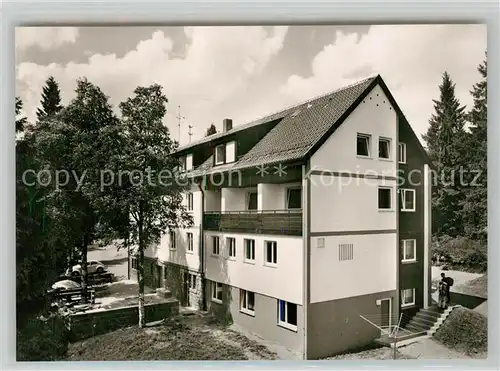 AK / Ansichtskarte Baiersbronn_Schwarzwald Naturfreundehaus Kniebis Baiersbronn Schwarzwald