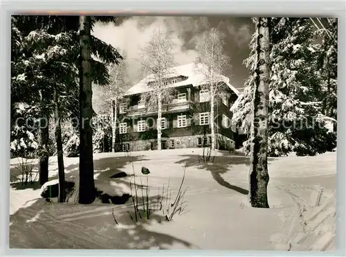 AK / Ansichtskarte Baiersbronn_Schwarzwald Naturfreundehaus Kniebis Baiersbronn Schwarzwald