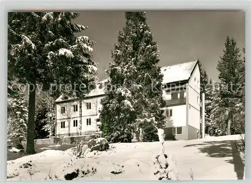 AK / Ansichtskarte Baiersbronn_Schwarzwald Naturfreundehaus Kniebis Baiersbronn Schwarzwald