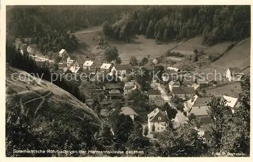 AK / Ansichtskarte Rohrbach_Saalfeld Blick von der Hermannsklause Rohrbach Saalfeld