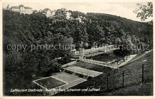 AK / Ansichtskarte Stadtroda Kurhaus Schwimm Luftbad Stadtroda