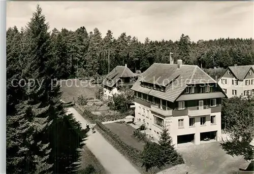 AK / Ansichtskarte Untermusbach_Freudenstadt Cafe Kurhaus Waldeck Untermusbach_Freudenstadt