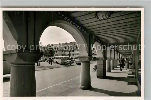 AK / Ansichtskarte Kniebis_Freudenstadt Arkaden am Marktplatz Kniebis_Freudenstadt