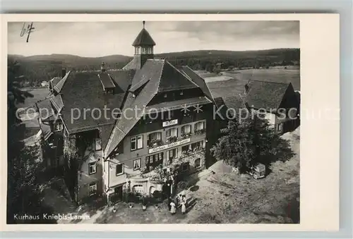 AK / Ansichtskarte Kniebis_Freudenstadt Kurhotel Kniebis Lamm Kniebis_Freudenstadt