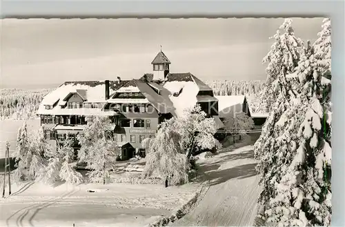 AK / Ansichtskarte Kniebis_Freudenstadt Kurhotel Kniebis Lamm Kniebis_Freudenstadt