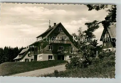 AK / Ansichtskarte Kniebis_Freudenstadt Haus Tanneck Kniebis_Freudenstadt