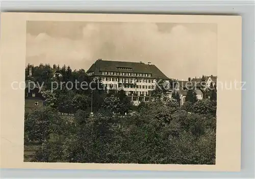 AK / Ansichtskarte Freudenstadt Kurhaus St Elisabeth Freudenstadt