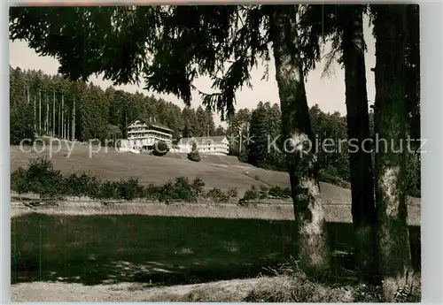 AK / Ansichtskarte Freudenstadt Waldhotel Cafe Stokinger Freudenstadt