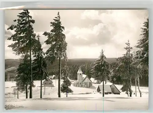 AK / Ansichtskarte Lamm_Kniebis Kurhotel Kniebis Lamm Kirche Lamm Kniebis