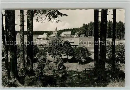 AK / Ansichtskarte Kniebis_Freudenstadt Ansicht vom Waldrand aus Kurort an Schwarzwaldhochstrasse Kniebis_Freudenstadt