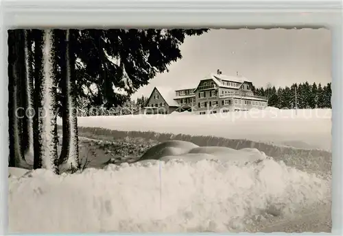 AK / Ansichtskarte Kniebis_Freudenstadt Luftkurheim Waldesruhe Winterimpressionen Schwarzwald Kniebis_Freudenstadt