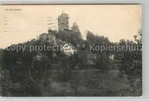 AK / Ansichtskarte Windstein Burgruine Altwindstein Windstein