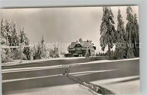 AK / Ansichtskarte Kniebis_Freudenstadt Passhoehe Alexanderschanze Winterimpressionen Schwarzwald Kniebis_Freudenstadt