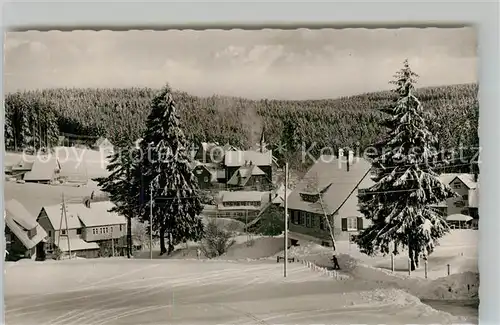 AK / Ansichtskarte Kniebis_Freudenstadt Teilansicht Hoehenluftkurort Wintersportplatz Schwarzwald Kniebis_Freudenstadt