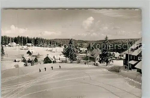 AK / Ansichtskarte Kniebis_Freudenstadt Panorama Hoehenluftkurort Wintersportplatz Schwarzwald Kniebis_Freudenstadt