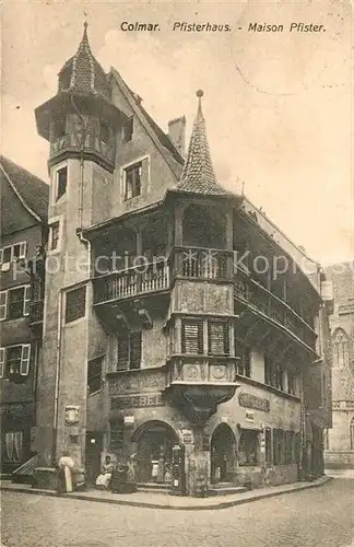 AK / Ansichtskarte Colmar_Haut_Rhin_Elsass Pfisterhaus  Colmar_Haut_Rhin_Elsass